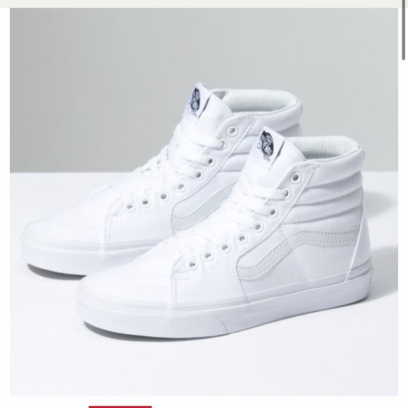 full white vans